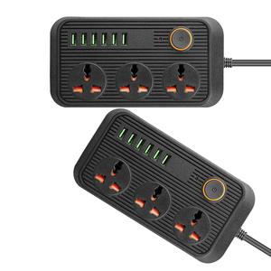 Venta directa de fábrica Toma de corriente USB universal con cortocircuito y protección contra sobrecalentamiento Enchufes y enchufes al por mayor - Product Image 5