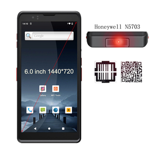 เครื่องสแกนรหัส NFC & QR แอนดรอยด์ไร้สาย <span class=keywords><strong>PDA</strong></span> ทนทานแบบพกพา<span class=keywords><strong>6</strong></span>นิ้วเครื่องเก็บรวบรวมข้อมูลมือถือสำหรับทางเข้าที่เป็นธรรม - Product Image 1