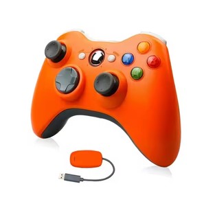 Xbox 360ワイヤレス2.4Gコントローラーデュアル振動ジョイパッドゲームリモコンPCレシーバー付き - Product Image 2