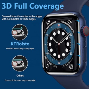 Akıllı saat ekran koruyucu için Apple Watch 7 temperli cam ekran koruyucu 41mm 45mm - Product Image 4