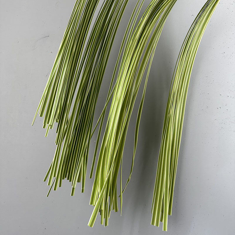 1m x 0.9cm Wide Artificial Grass Blade with White Edge