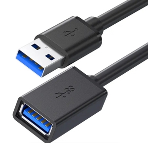 สายต่อขยาย USB3.0ยาว1ม. 2ม. USB ตัวผู้ไปยัง USB สายต่อขยาย AM AF สำหรับคอมพิวเตอร์ขวดไดรฟ์ U ดิสก์เมาส์คีย์บอร์ด - Product Image 1