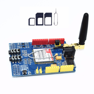 Arduino için SIM900 850/900/1800/1900 MHz GPRS/GSM geliştirme devre kartı modülü kiti