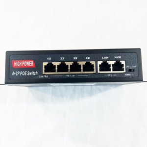 4ポートネットワークPoEスイッチ天井AP用の管理されていない高速POEインターネットスイッチ - Product Image 4