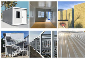 Rumah kecil rangka baja ringan Modern kustom, rumah kecil dapat dilipat portabel tiga satu rumah rumah Prefab kantor bangunan Mall - Product Image 3