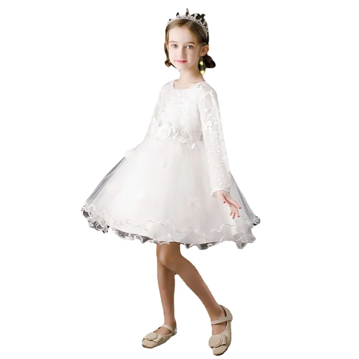 Robe de soirée pour enfants vêtements pour enfants smockés robes de princesse robes pour filles costumes pour enfants de 10 à 14 ans
