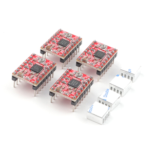 Controlador de motor paso a paso Reprap A4988 con disipador de calor tipo programador de paquete SMD