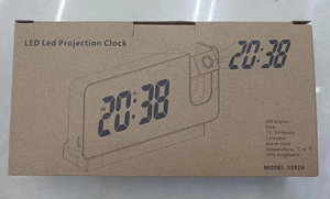 Neues Design LED-Projektions uhr Digitaler Wecker Helligkeits einstellung Großbild-Desktop-Display-Uhr - Product Image 6