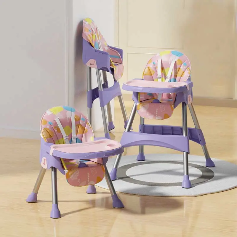 Nouveau-né 3 en 1 bébé chaise et Table bébé chaise haute salle à manger videur pour enfants enfants facile à pousser