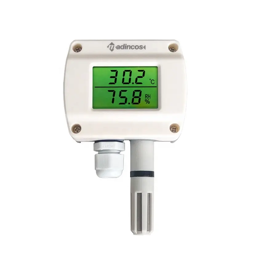 MTH300S:0.3% डिजिटल एलसीडी डिस्प्ले 0-10V RS485 MODBUS के साथ तापमान और आर्द्रता ट्रांसमीटर से प्रोग्राम तापमान रेंज