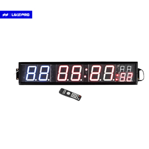 Cronometro Digitale Portatile Professionale da Allenamento <span class=keywords><strong>Timer</strong></span> a Intervalli da Parete a 8 Cifre per Palestra e Fitness Training - Product Image 1
