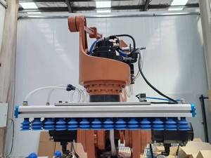 180Kg Automatic Industrial <strong>Robot</strong> Stacker Palletizing <strong>Machine</strong> Beverage Packaging Line with Box Pallet Palletizer <strong>Robot</strong> - Product Image 5