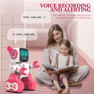 Simpatici giocattoli Robot rosa Smart telecomandati per la programmazione intelligente giocattoli robotici con canto e danza Robot giocattolo per bambini - Product Image 4