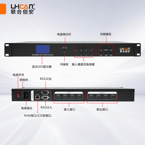 Video <strong>matrix</strong> <strong>Switcher</strong> 2K 4x4 Multi-screen Splicing Processor 1080P Dlp 3d Projectir - Product Image 4