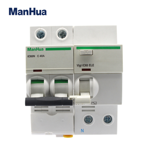 Manhua IC65N 2P ขั้วคู่ C16A 30MA ชนิด AC230 V 50Hz วงจรตัดวงจรป้องกันกระแสเกิน RCBO - Product Image 2