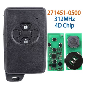 Toyota Axio Premio 2 ve 4D-Chip akıllı anahtar Mhz uzaktan araç anahtarları modeli 312-271451 için 0500 - Product Image 2