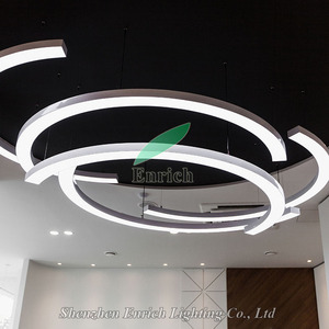 โคมไฟระย้า LED ปรับได้สีขาวมีเส้นผ่าศูนย์กลาง0.45เมตร-7เมตร - Product Image 2
