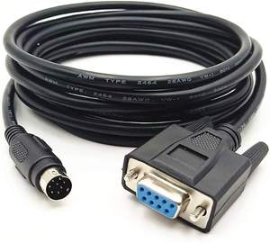 Mini Din 8 p Rs232 Db9 di alta qualità a Mini Din 8pin 4 Pin 8 Pin a seriale Db9 programmazione ACCDTC301 DB9 f a ps2 Cable - Product Image 4