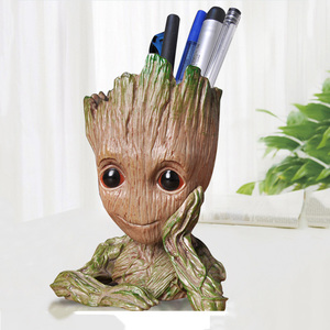 Toptan üretici reçine yetiştiricilerinin açık ağaç adam bebek Groot oyuncak ucuz bitki saksıları - Product Image 3
