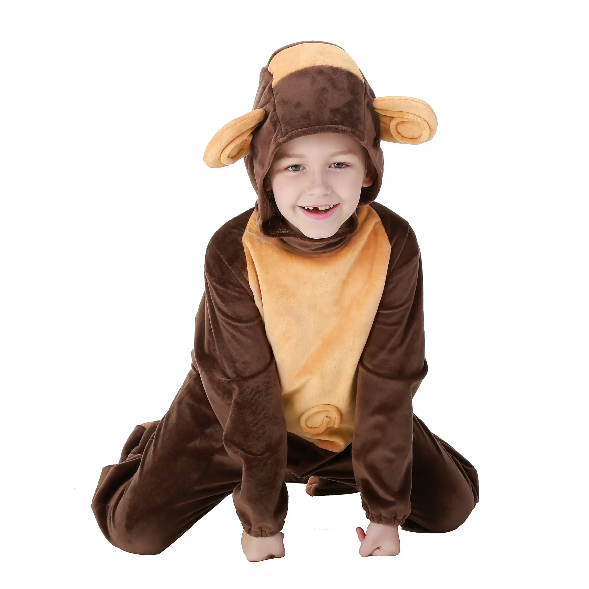 Halloween chico europeo y americano niños mono pijamas Cosplay niños Mascotte disfraces
