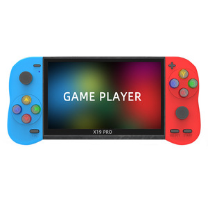 X19โปร retrogaming คอนโซลเกมมือถือคลาสสิกแบบพกพาหน้าจอขนาดใหญ่5.1นิ้วสำหรับ PSP