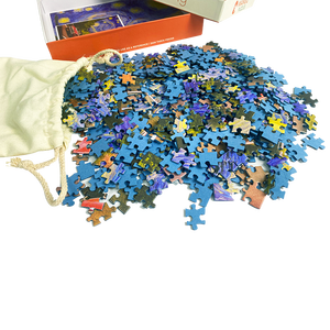 Nhà máy tùy chỉnh cá nhân làm cho logo của riêng bạn 500 1000 3000 5000 miếng ghép hình câu đố - Product Image 3