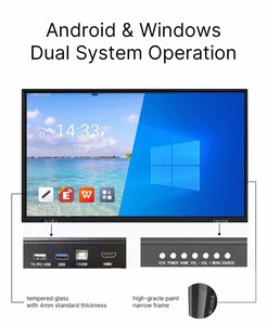 55-дюймовый 4K Android сенсорный экран интерактивный плоский ЖК-дисплей монитор смарт-плата для встреч и обучения в помещении OEM - Product Image 5