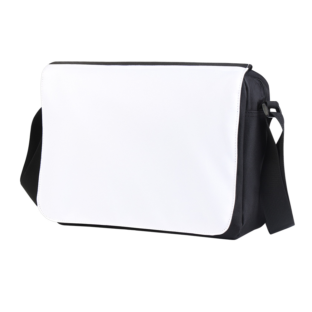Sac messager noir uni
