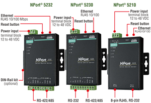 dual port rs-422 rs 232 rs 485 <strong>to</strong> <strong>ethernet</strong> with POE moxa NPORT5450 compatible - Product Image 4