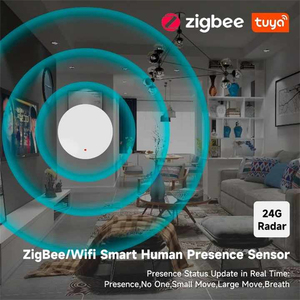 2025 WiFi Zigbee 5,8G Sensor de presencia humana Sensor de movimiento Detección de radar Smart Home APP Alarma - Product Image 2
