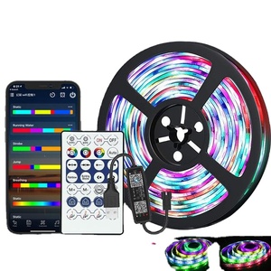 2025 yeni Hengyu Led şerit işık koşu su Rgb rüya renkli LED şerit BT APP atmosfer ışığı sihirli renkli Led ışıklar şerit - Product Image 2