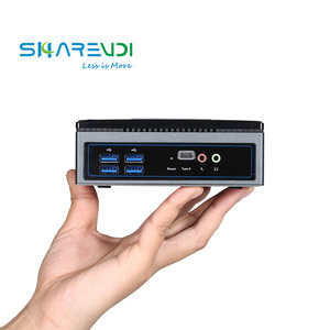 Embedded small Computer Core i3 i5 i7 Desktop PC 12V 8G RAM 256G SSD WiFi BT Indsutrial Fanless Mini PC - Product Image 2