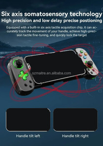 Nuovo D7 Led Joystick BT5.0 370mAh portatile senza fili di Stretching Gamepad senza fili Controller di gioco D6 D8 per il telefono cellulare Android PC - Product Image 6