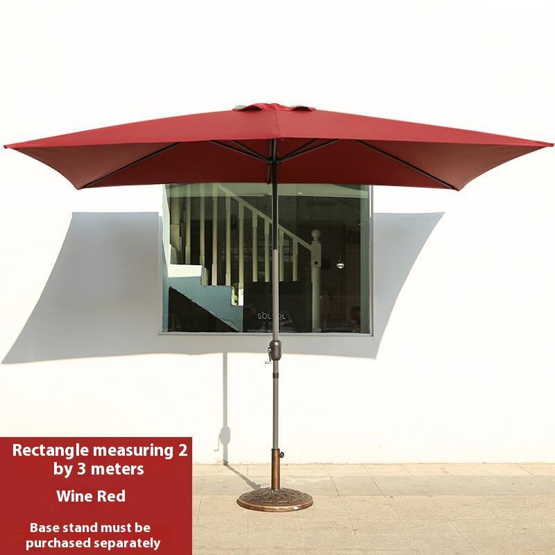 Rectangular 2M x 3M Burgundy (without base)