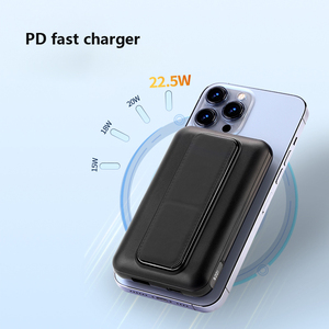 22.5W Fast Charging Wireless Power Bank Digital Display High Capacity Magnetic Bracket <strong>Type</strong>-C <strong>Input</strong> Interface for Mobile <strong>Devices</strong> - Product Image 1