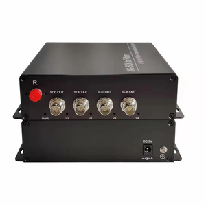 4-Channel 3G/HD-SDI ASI <strong>input</strong> <strong>output</strong>, single fiber, 3G HD-SDI fiber optical transmitter and receiver - Product Image 1