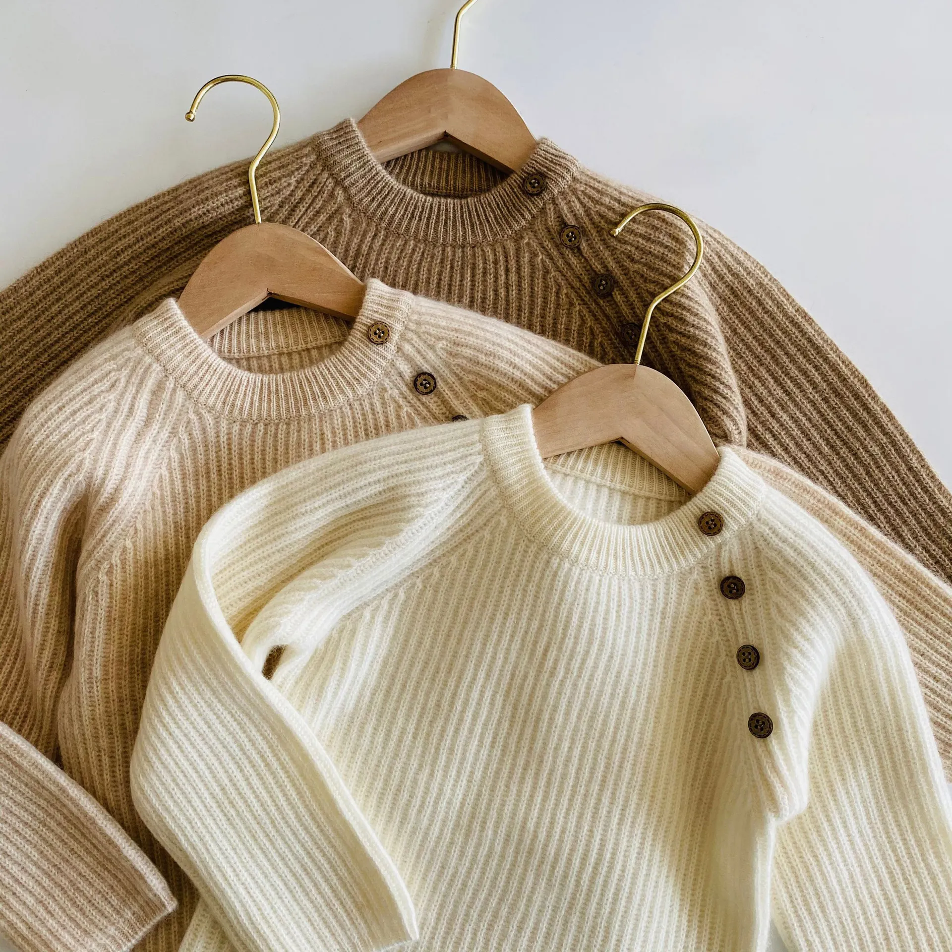 Pullover oversize in Cashmere per bambini in maglia personalizzata per bambini maglioni in Cashmere per bambini