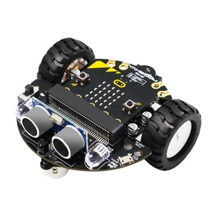 Tiny:bit Smart Robot Car BBC Micro:bit Graphical Programming STEAM Robotics Car KitはMicro:bit V2/V1.5ボードと互換性があります - Product Image 1