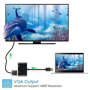 Adaptador de salida Dual 2 en 1, USB 3,0 a HDMI y VGA, vídeo AV, para PC a Monitor, proyector HDTV, etc. - Product Image 6