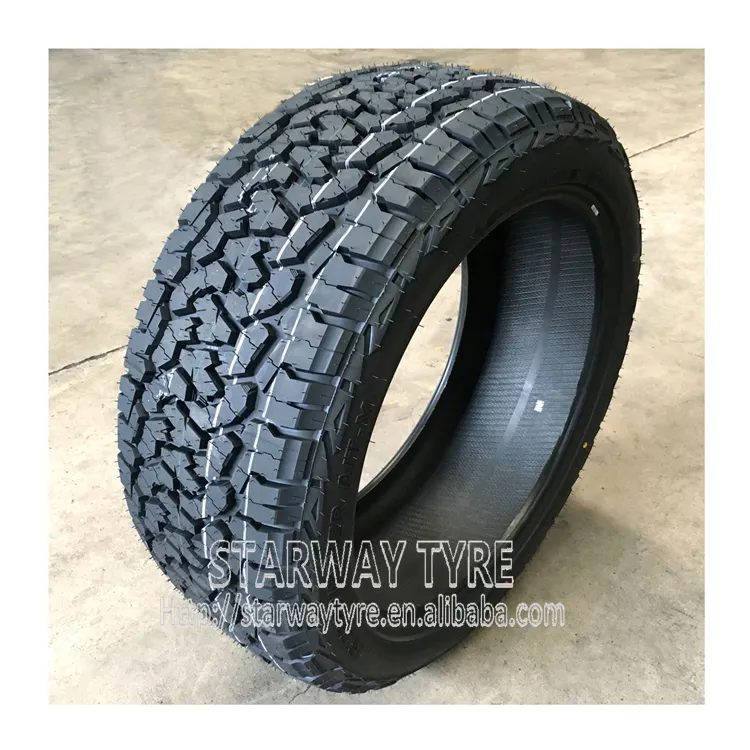 Prezzo di fabbrica di buona qualità Whitewall A/T All Terrain tire muslimah cross country white letter tire per l'inverno per tutte le stagioni