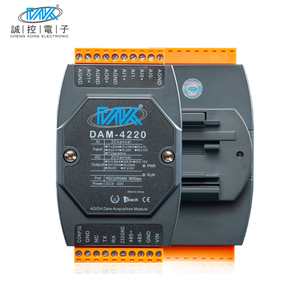 DAM-4220 2-channel 12-bit Analog <strong>Output</strong> and 16-bit Analog <strong>Input</strong> Module 4-20ma to 485 <strong>Modbus</strong> RTU DAC Analog <strong>Input</strong> <strong>Output</strong> (IO) - Product Image 1