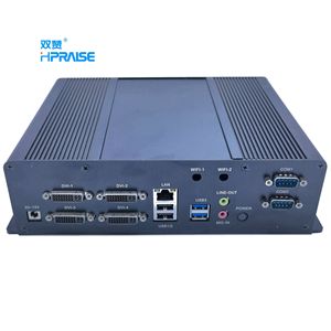 Soporte para cuatro pantallas DVI, AMD 4600M, Quad Core, CPU integrada, ordenador industrial - Product Image 1