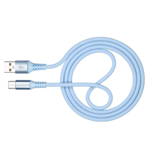 畅销高品质USB A至USB C彩色液体硅胶C至C数据线usb快速充电数据线OEM定制标志 - Product Image 4