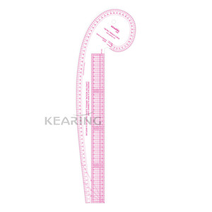 KEARING Thước Cong Lỗ Tay Vịn 6505 Thước Làm Hoa Văn Vải May Họa Tiết - Product Image 1