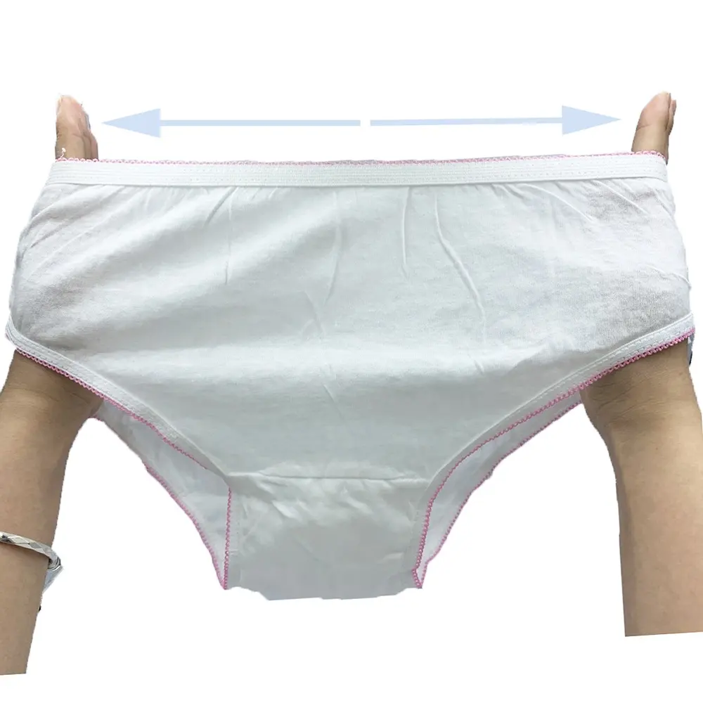 2022 New Promotion Ladies Soft Portable adult Cotton Disposable Underwear Panties for Women