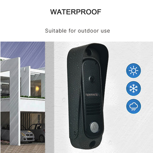 Sistema de intercomunicación con vídeo y 4 cables, timbre con cámara de desbloqueo RFID, pantalla de 7 pulgadas, visión nocturna, teléfono de puerta de casa para Villa - Product Image 5