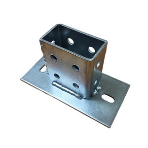 Hot Dipped Galvanized Welding Free Fixed Base <strong>Bracket</strong> Metal Seismic <strong>Bracket</strong>