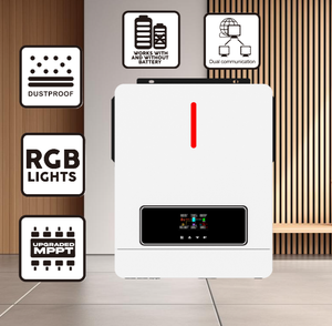 Inverter ibrido 4200W/4200VA 6200W/6200VA Inverter solare RS232 RS485 GPRS per sistema solare On-Grid compatibilità batteria al litio 240VAC - Product Image 1