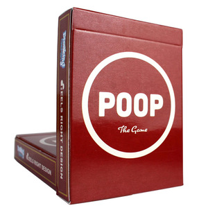 プラスチック製の英語版でゲームに優しい大人と子供のカードゲームをうんち - Product Image 1