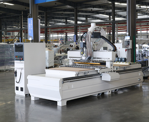 China Factory Heavy Duty Frame 3 Axis Wood ATC CNC Router Machine 1325 1530 2030 ATC Nesting Cnc Router para muebles de panel - Product Image 5